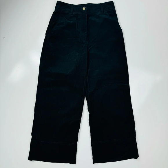Forever 21 Black Corduroy‎ Wide Leg Pants Size Small - Picture 7 of 13
